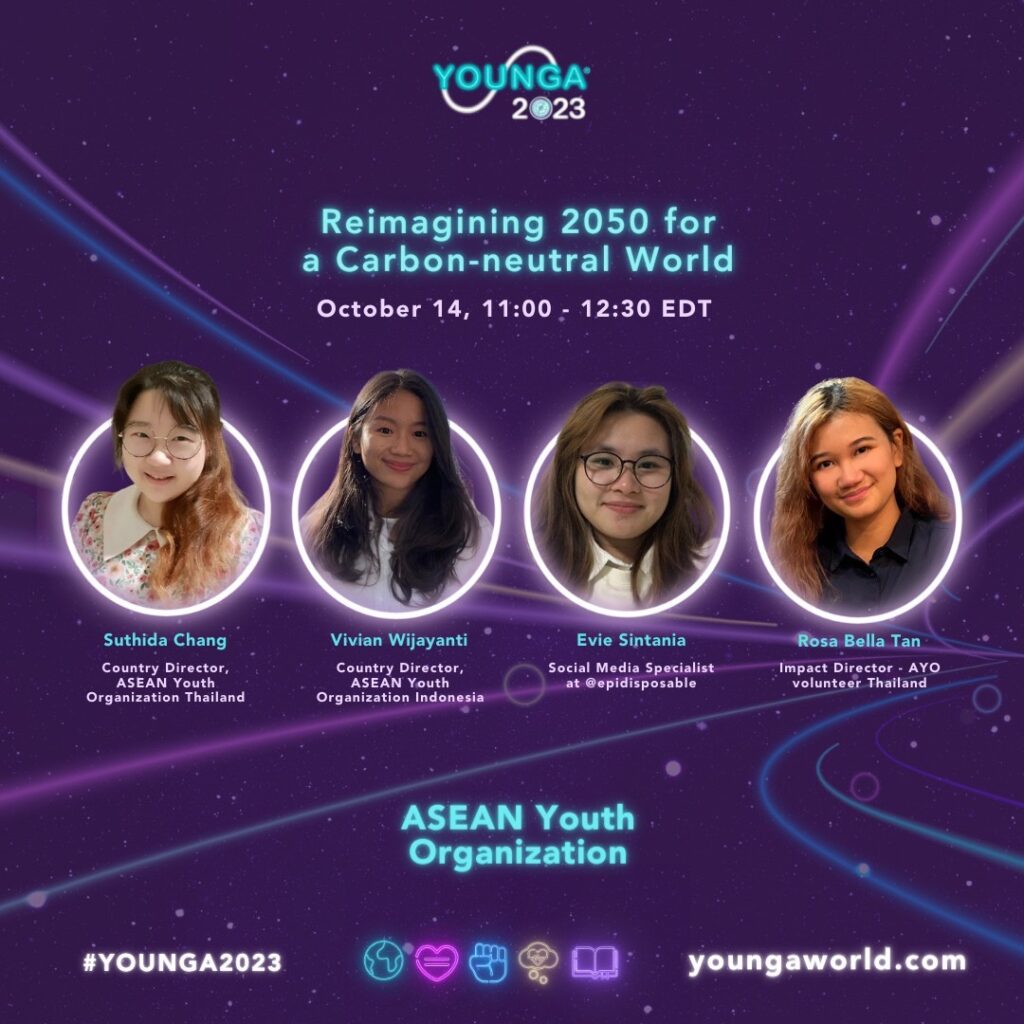YOUNGA 2023 Youth Delegates to co-create a more inclusive, sustainable world! 🚀✨🥰
